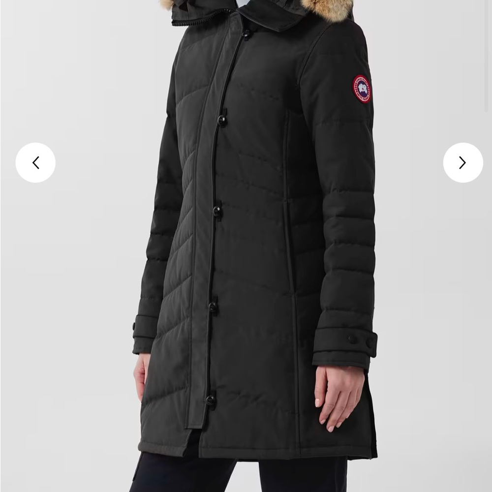 Women’s Pre owned Black Canada Goose Shelburne Parka Fusion Fit Heritage